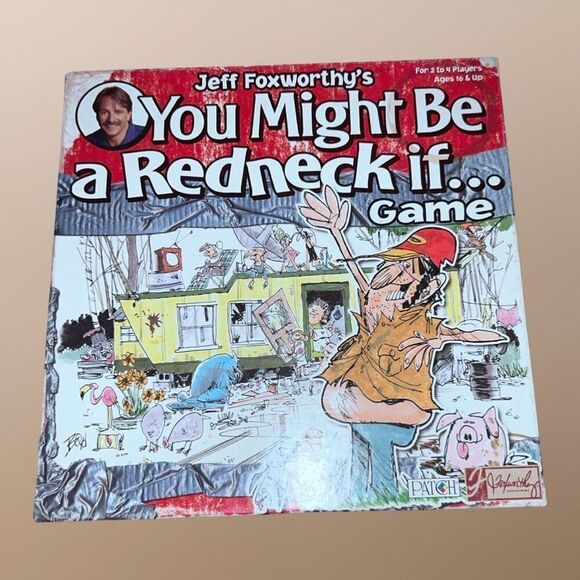 2006 Jeff Foxworthy's You Might Be A Redneck If.....Board Game COMPLETE - Picture 1 of 5